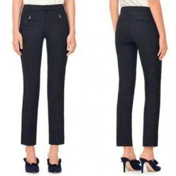 Rebecca Taylor | Black Ava Techy Pant with black stripe 10 - Picture 11 of 11